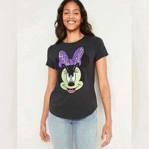 Old Navy Disney Minnie Mouse Halloween Short Sleeve  Tee